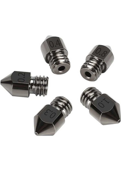 0.4mm Sertleştirilmiş Çelik Mk8 Nozzle - 1.75MM - Creality Uyumlu