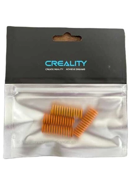 Creality 3D Orijinal Creality Isıtıcı Tabla Kalibrasyon Yayı (Sarı) - 25X8MM - 4 Adet