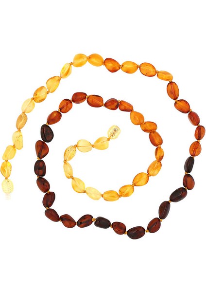 Bebek Damla Kehribar Diş Kolye