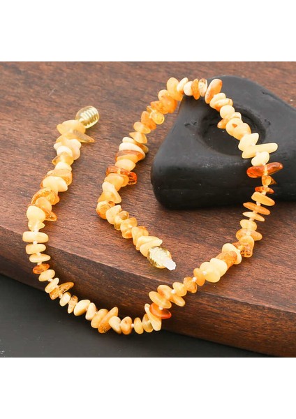 Bebek Damla Kehribar Diş Kolye fırsatları