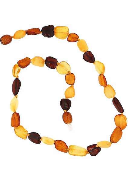 Bebek Damla Kehribar Diş Kolye