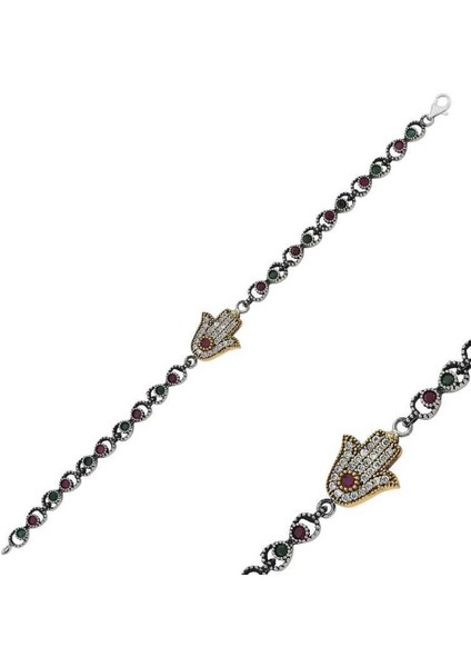 Gümüş Fatma Ana Eli Otantik Bayan Bileklik