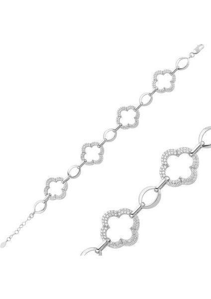 Gümüş Çiçek Bayan Bileklik fiyatları