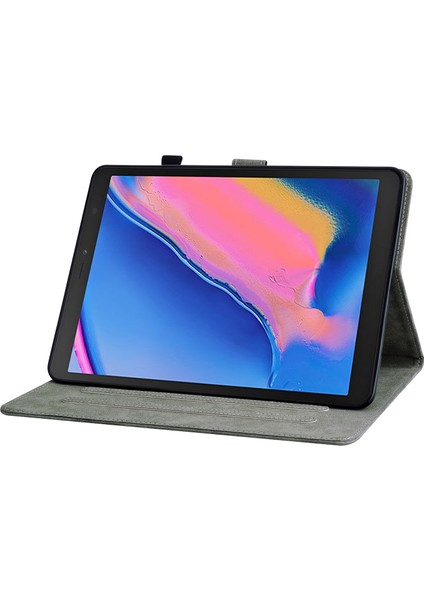 Samsung Galaxy Tab Için Pu Tablet Kılıf A 8.0 2019 Kırmızı (Yurt Dışından)