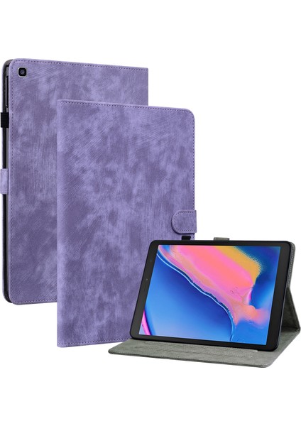 Samsung Galaxy Tab Için Pu Tablet Kılıfı A 8.0 2019 Mor (Yurt Dışından)
