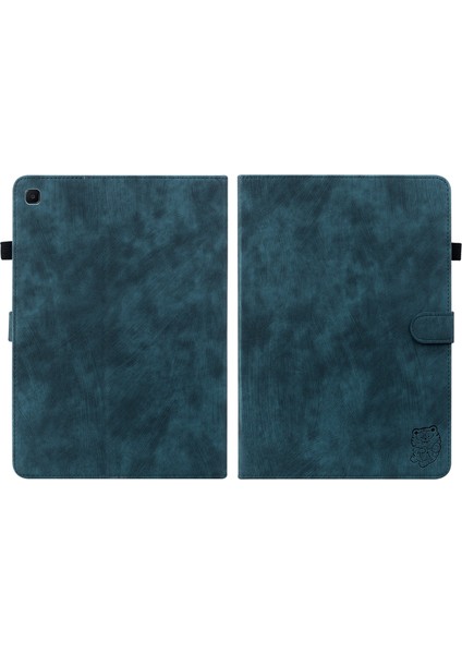 Samsung Galaxy Tab S6 Lite Mavi Için Pu Tablet Kasası (Yurt Dışından)