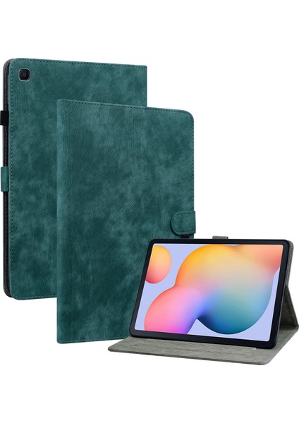 Samsung Galaxy Tab S6 Lite Green Için Pu Tablet Kılıfı (Yurt Dışından)