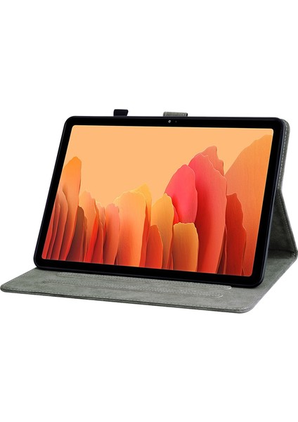 Samsung Galaxy Için Pu Tablet Kılıfı Sekme A7 10.4 2020 Yeşil (Yurt Dışından)