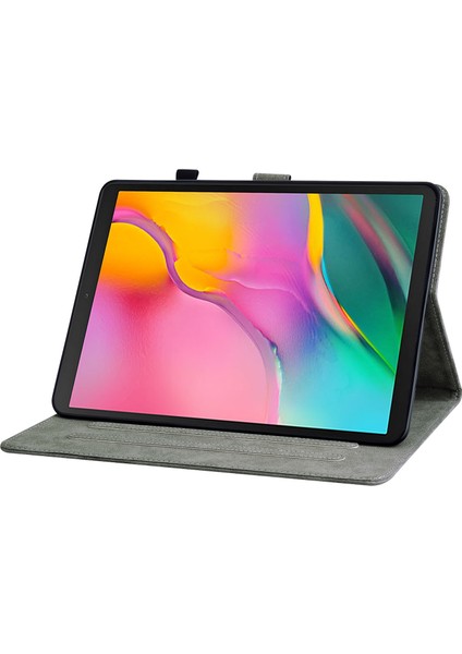Samsung Galaxy Tab Için Pu Tablet Kılıfı A 10.1 2019 Gri (Yurt Dışından)
