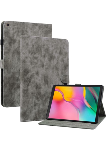 Samsung Galaxy Tab Için Pu Tablet Kılıfı A 10.1 2019 Gri (Yurt Dışından)