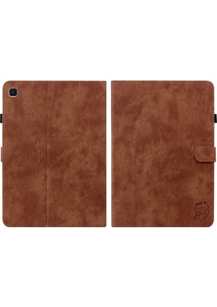 Samsung Galaxy Için Pu Tablet Kılıfı A7 Lite Brown (Yurt Dışından)