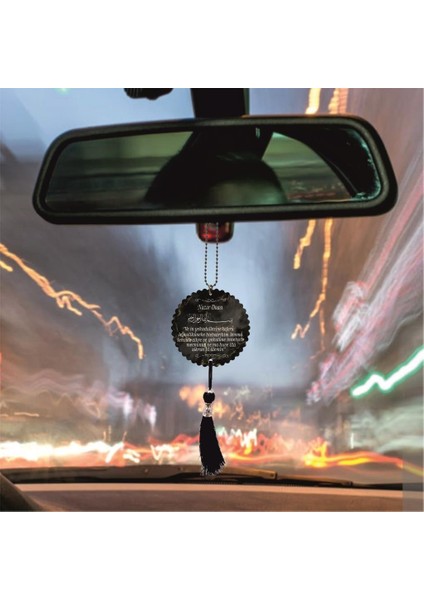 E Harfli ve Nazar Ayetli Dikiz Ayna Süsü fiyatları