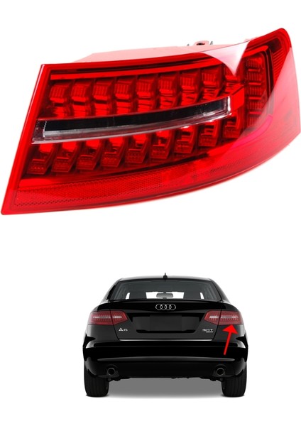Audi A6 2008 - 2012 Stop Dış Sağ Ledli 4F5945096J