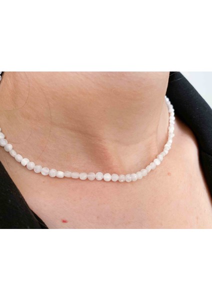 Ay Taşı Kolye 4 mm Tımbıl fiyatları