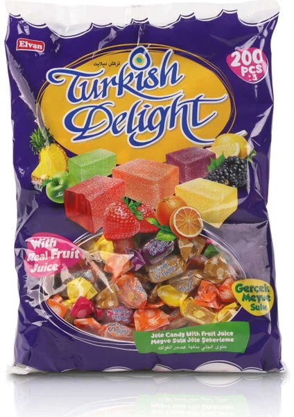 Jelaxy Turkish Delight 1000 Gr. (1 Poşet)