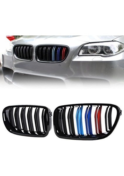 Bmw 5 Serisi F10-F11 Siyah Ön Panjur Seti M Tech 2011-2016