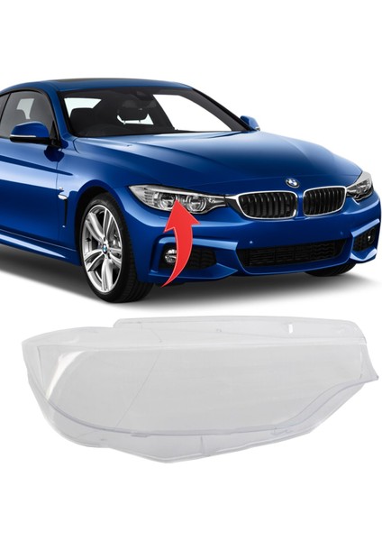 Bmw F32/F36 4 Serisi Sağ Far Camı 2013-2016 63117377844