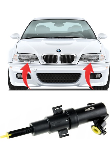 Bmw 3 Serisi E46 Far Yıkama Robotu Sağ/sol 1998-2006 61678362823