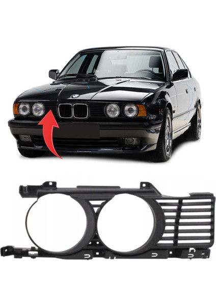 Bmw 5 Serisi E34 Ön Panjur Sağ 1988-1993 51131944138