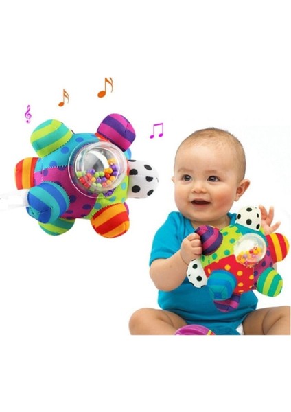 wee Baby Sozzy Toys Çıngıraklı Renkli Topum - Szy205