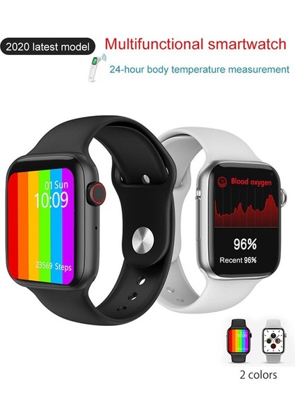 Bluetooth 1.75 Geniş Ekran Kalp Atış Hızı Ekg Akıllı Saat - Beyaz (Yurt Dışından) fiyatları