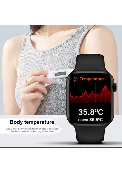 Bluetooth 1.75 Geniş Ekran Kalp Atış Hızı Ekg Akıllı Saat - Beyaz (Yurt Dışından) fırsatları