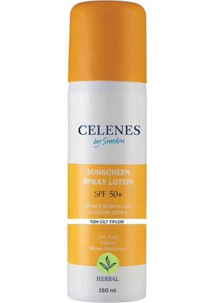 Celenes Güneş Kremi Sprey Herbal Spf 50 150 ml