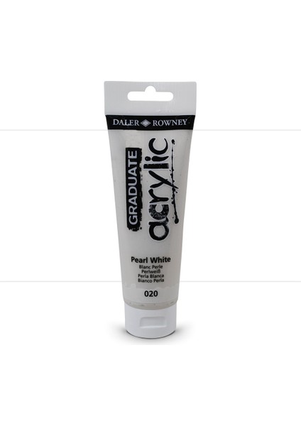 Graduate Akrilik Boya 120ML 020 Pearl White