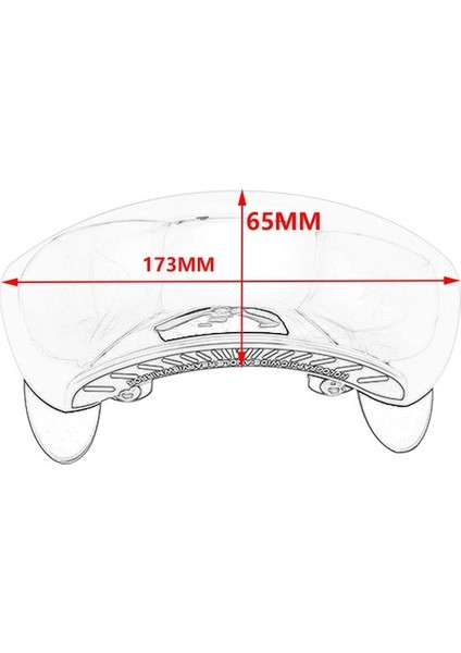 Evrensel Motosiklet Cam Uzatma Geniş Açı Dikiz Aynası (Yurt Dışından)