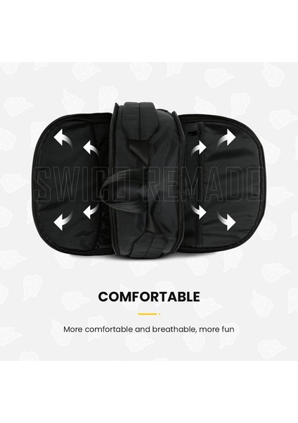 Karikatür Naruto Çift Taraflı Ilkokul Çantası - Siyah/turuncu (Yurt Dışından) modelleri