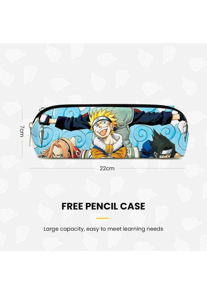 Karikatür Naruto Kalem Kutulu Ilkokul Çantası - Açık Mavi (Yurt Dışından) modelleri