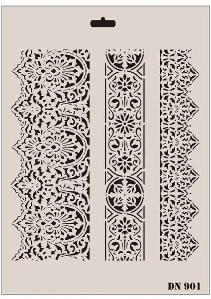Rich Dantel Seri DN-901 Stencil 35X25 cm fiyatları