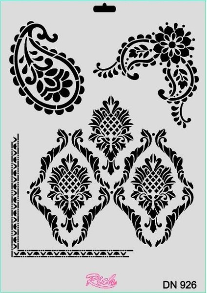 Rich Dantel Seri DN-926 Stencil 35X25 cm modelleri