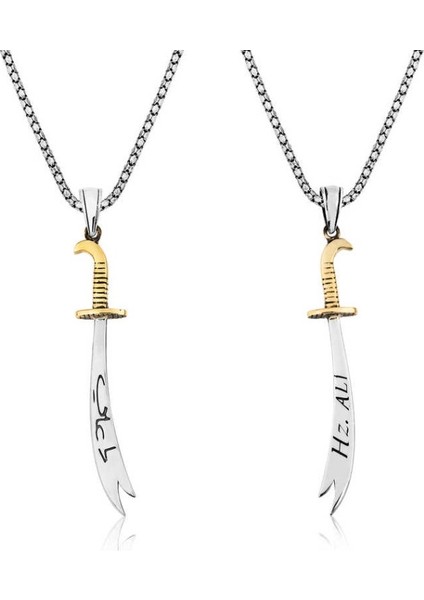 Zülfikar 925 Ayar Gümüş Kolye