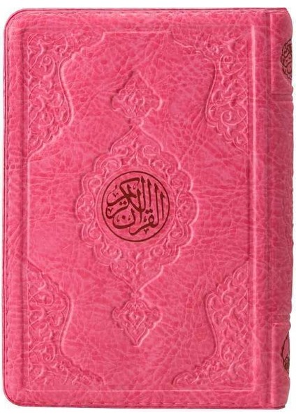 Çanta Boy Kur'an-I Kerim (Pembe, Kılıflı, Mühürlü) - Ahmed Hüsrev Altınbaşak (Ciltli)