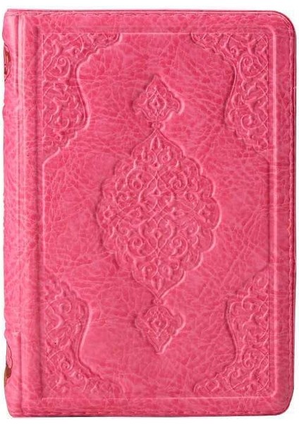 Çanta Boy Kur'an-I Kerim (Pembe, Kılıflı, Mühürlü) - Ahmed Hüsrev Altınbaşak (Ciltli)