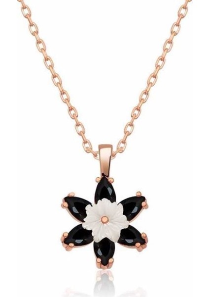 Lotus Çiçeği 925 Ayar Gümüş Kolye