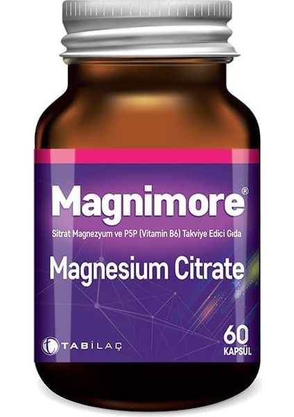 Magnimore Magnesium Citrate 60 Kapsül