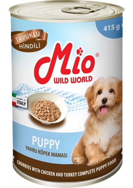 Tavuklu ve Hindili Yavru Köpek Konservesi 415 gr