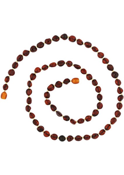 Bebek Damla Kehribar 925 Ayar Gümüş Kolye