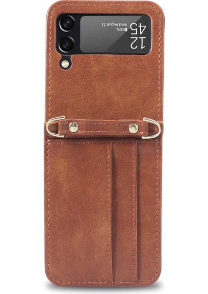 Samsung Galaxy Z Filp4 5g Için Baskılı Telefon Kılıfı - Kahverengi (Yurt Dışından) fiyatları