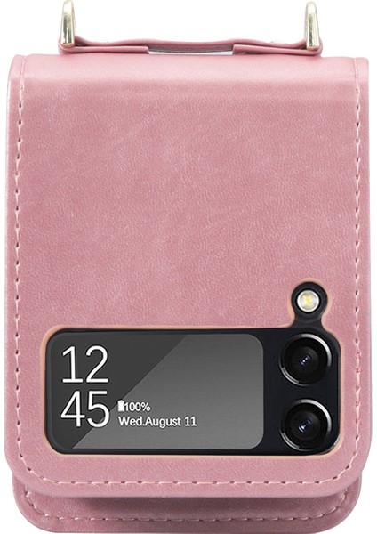 Samsung Galaxy Z Filp4 5g Için Baskılı Telefon Kılıfı - Pembe (Yurt Dışından) modelleri