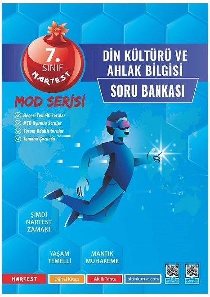 Nartest Yayınevi 7. Sınıf Mod Din Kültürü ve Ahlak Bilgisi Soru Bankası