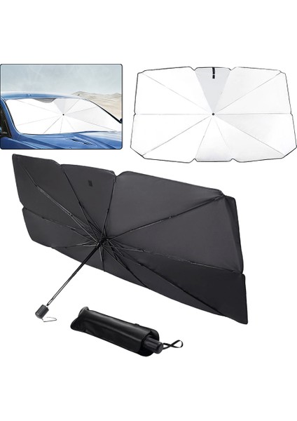 Katlanır Oto Cam Şemsiye Gümüş (Yurt Dışından)
