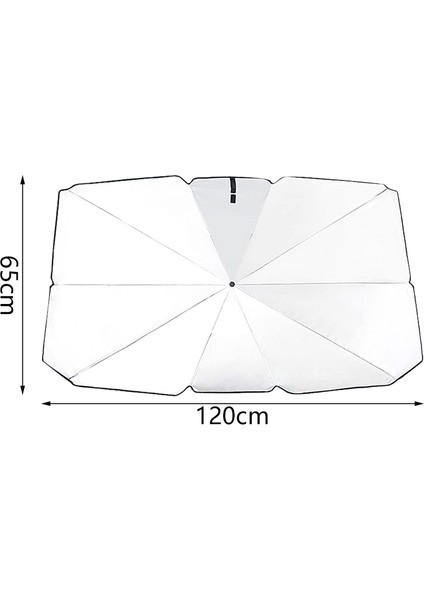 Katlanır Oto Cam Şemsiye Gümüş (Yurt Dışından) fiyatları