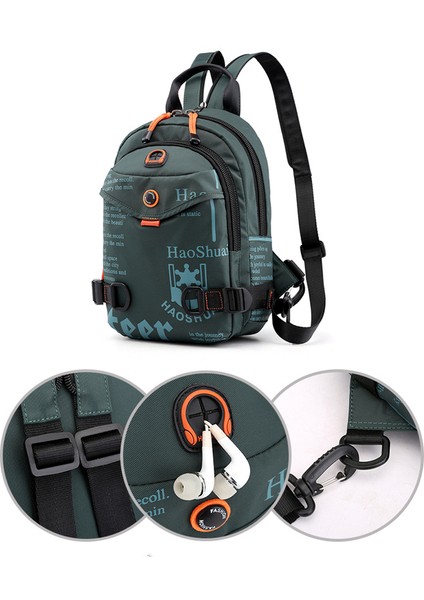 Açık Erkek Göğüs Çantası Çok Fonksiyonlu Moda Sırt Çantası(Yurt Dışından) fırsatları