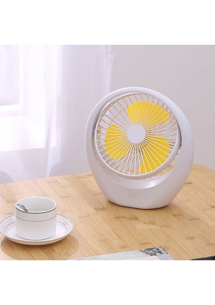 Masaüstü USB Mini Fan - Mavi  (Yurt Dışından)