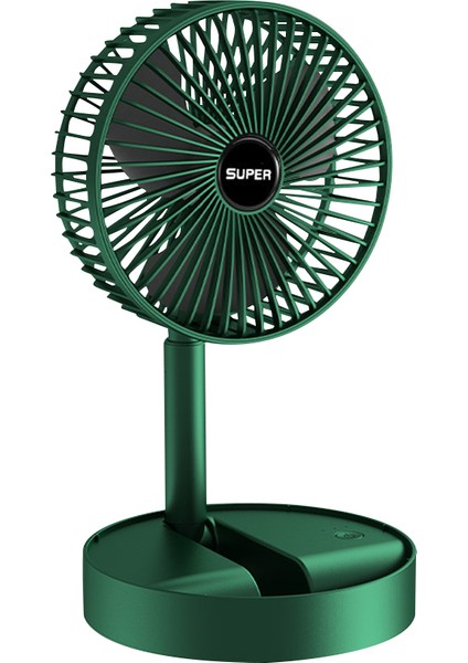 Masaüstü USB Mini Fan - Yeşil  (Yurt Dışından)