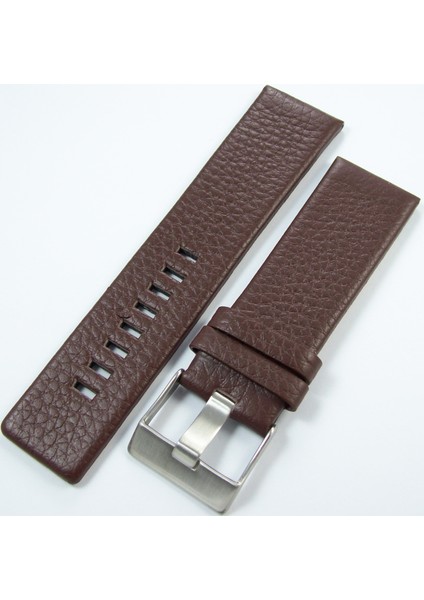 26MM Açık Kahverengi Deri Saat Kayışı Diesel Model Saat Kordonu