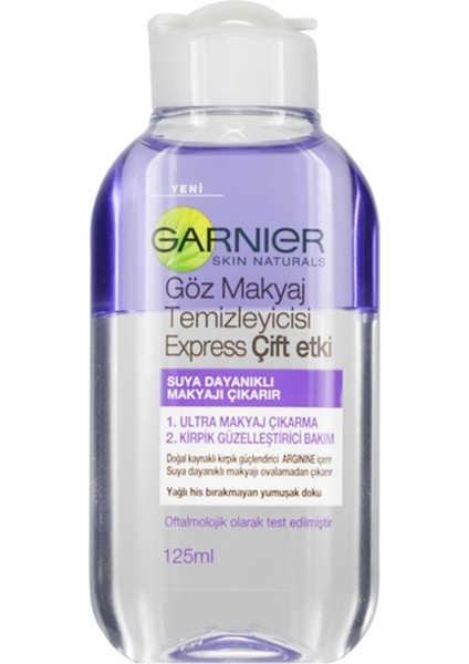 Garnier Göz Makyaj Temizleyicisi Express Çift Etki 125 ml